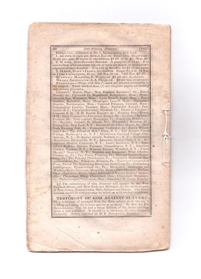 The American Anti-Slavery Almanac,...; (photo 2)
