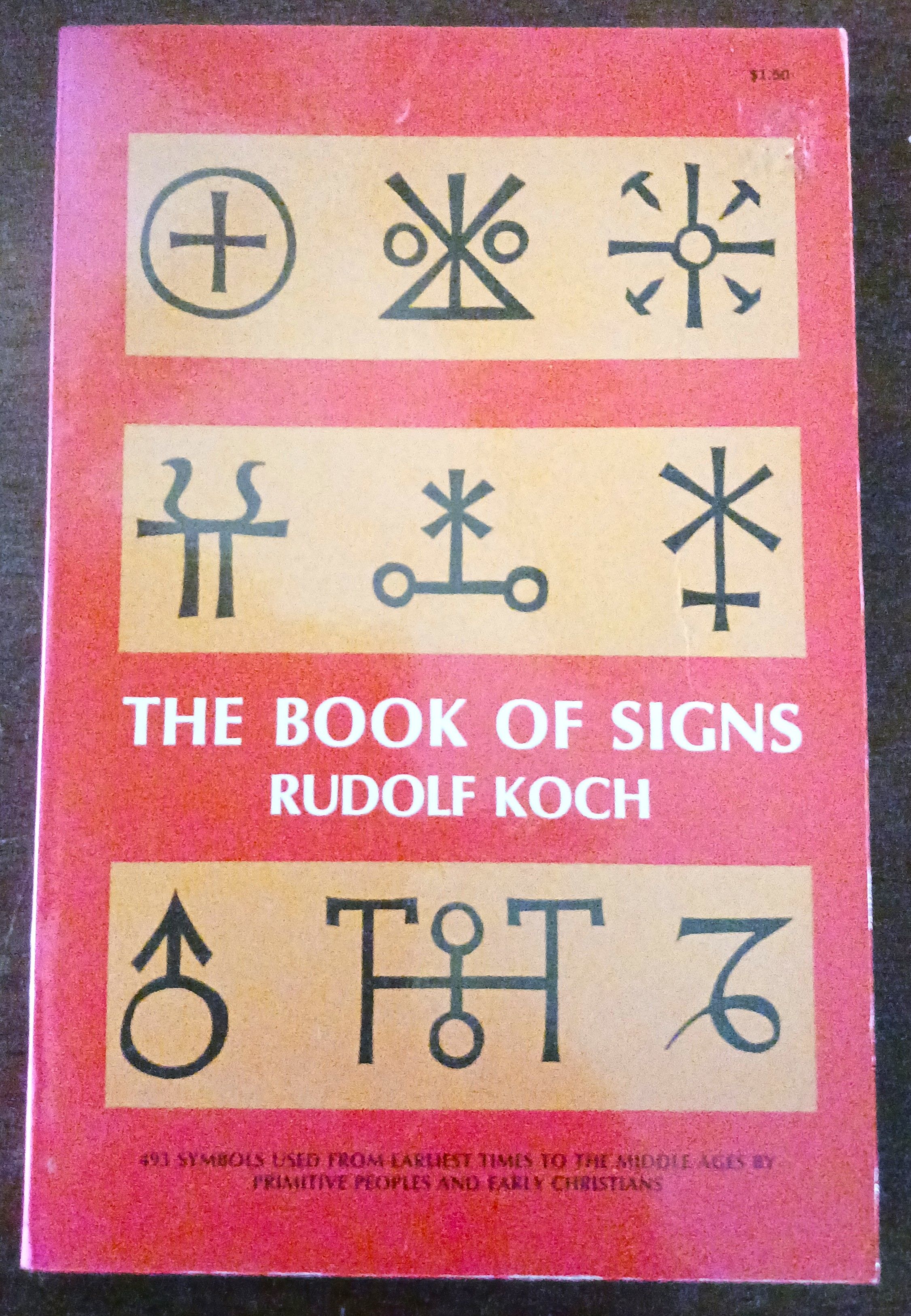 The Book of Signs by Koch, Rudolf; Kredel, Fritz (Illustrator