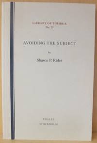 Avoiding the Subject. A critical inquiry into…