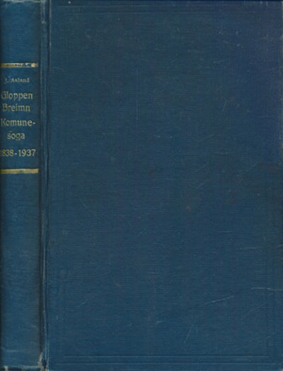 Gloppen-Breimn kommunesoga 1838-1937.