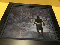ORIGINAL ARTWORK / ART By Alan M Clark for the FEDOGAN & BREMER Edition of Death Stalks the Night -by Hugh B Cave by John Wayne ) Geoffrey Vace - Signed First Edition - 1995 - from Leonard Shoup (SKU: 165588)