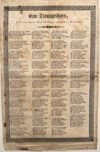 Eine Trauergeschichte, Oder eine neues Lied über eine grausame Mordthat