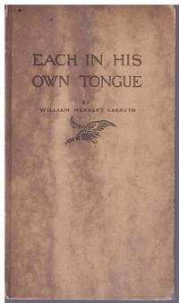 cover of EACH IN HIS OWN TONGUE