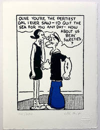 Popeye Makes His First Pass At Olive Oyl - Limited Edition Print (Signed)