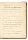 View Image 1 of 7 for  Early manuscript copy, in French, of Madame De La Fayette's biography of Henriette d'Angleterre (He... Inventory #5276