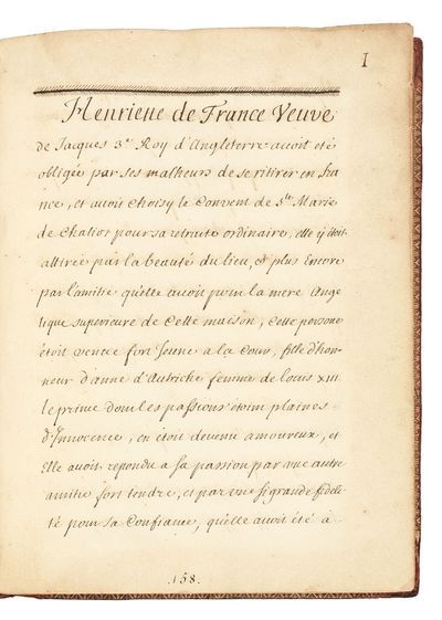 France: c, 1720. Hardcover. Fine. Bound in contemporary French calf (some scrapes and stains, repair...