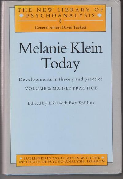 Melanie Klein Today. Developments in Theory and…