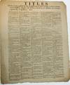 TITLES OF THE LAWS PASSED BY THE LEGISLATURE OF NEW-YORK, AT THEIR TWENTY THIRD SESSION, BEGAN AND HELD AT THE CITY OF ALBANY, THE TWENTY-EIGHTH DAY OF JANUARY, 1800