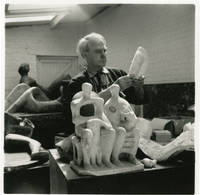 image of Archive of 16 original photographs of Henry Moore, 1966