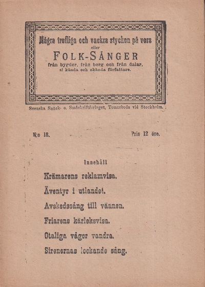 Några trefliga och vackra stycken på vers eller…