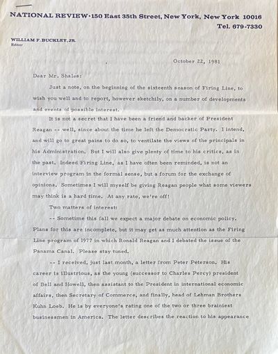Typed Letter Signed