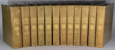 New York: The Century Co, 1911. Large 4to, 12 volumes, including the separately printed Atlas, and t...