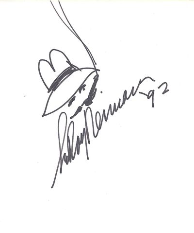 Self Portrait sketch Signed