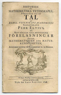 Historien om mathematiska vetenskaper, förestäld…
