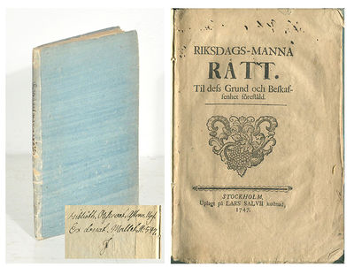 Riksdags-manna rätt. Til dess grund och…