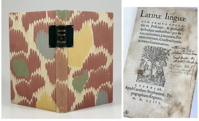 Latinae linguae cum Graeca collatio ex Prisciano,…