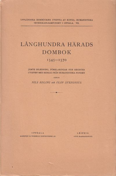 Långhundra härads dombok 1545-1570 jämte…