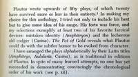 PLAUTUS : AMPHITRYON & TWO OTHER PLAYS (The Pot of Gold and Casina) : (Norton Library...