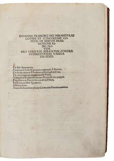 De Rerum Praenotatione libri novem. Pro veritate…