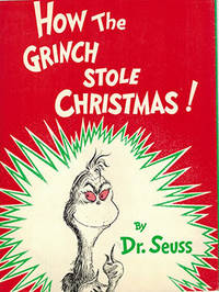 How the Grinch Stole Christmas! ( Dust-jaCKET ONLY. 1st edition second state.) by Dr. Seuss  (Theodore Geisel)