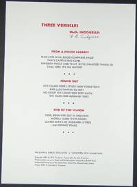 THREE VERSICLES