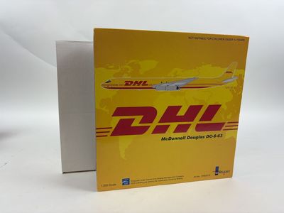 INFLIGHT 200 DHL MCDONNELL DOUGLAS DC-8-63 WITH ORIGINAL BOX (IF863018)