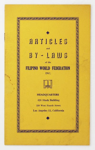 Articles and By-Laws of the Filipino...