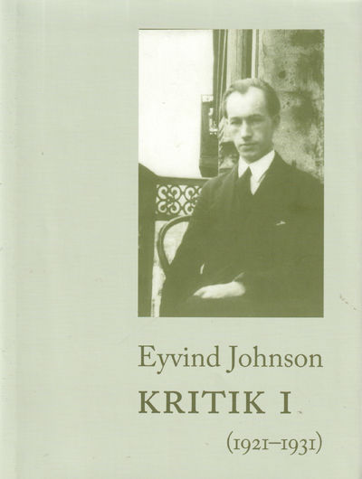Kritik I (1921-1931). KritiIk II (1932-1935)