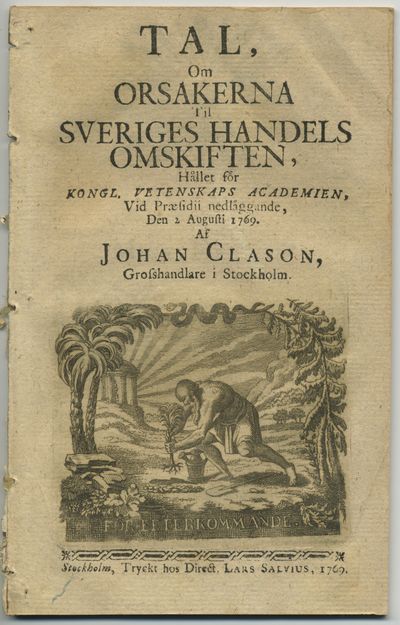 Tal, om orsakerna till Sveriges handels…