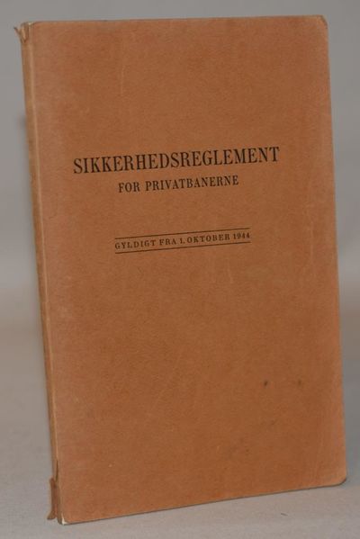 Sikkerhedsreglement for privatbanerne.