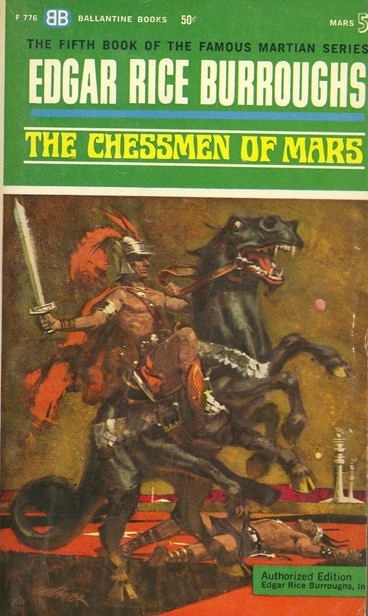 The Chessmen of Mars by Edgar Rice Burroughs - Paperback - First Paperback  Edition - First Printing - 1963 - from Bookmarc Books (SKU: 015121)