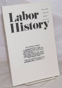image of Labor history. vol 28, no. 1, Winter, 1987