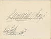 Autograph signature of the noted Spanish soprano