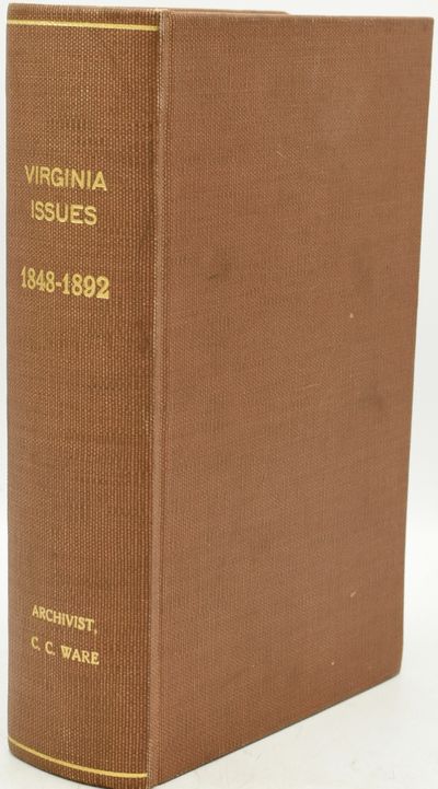 [SAMMELBAND] VIRGINIA ISSUES 1848-1892. 19 PAMPHLETS BOUND TOGETHER IN ONE