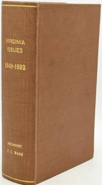 [SAMMELBAND] VIRGINIA ISSUES 1848-1892. 19 PAMPHLETS BOUND TOGETHER IN ONE