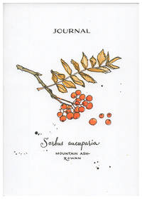 Blank Journal - Mountain Ash-Rowan Botanical Cover Art