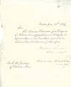 Autograph Letter Signed by Bradford Sumner as chairman, and Amasa Walker as corresponding secretary, American Committee for a Congress of Nations, Boston, June 11, 1849, to Rev. E. W. Jackson, Chelsea, Massachusetts