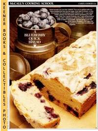 McCall's Cooking School Recipe Card: Cakes, Cookies 24 - Blueberry Tea  Cake : Replacement McCall's Recipage or Recipe Card For 3-Ring Binders :  McCall's Cooking School Cookbook Series