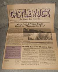 image of Castle Rock the Stephen King Newsletter for September 1985 Volume 1 Number 9