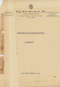 1953 Report on the Tokyo Keiki Seizosho Company’s Aircraft Instrument Manufacturing, with Photographs