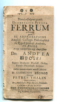 Dissertatio physica ferrum exhibens. A.a.
