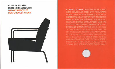 GUNILLA ALLARD. DESIGNER SCENOGRAF.