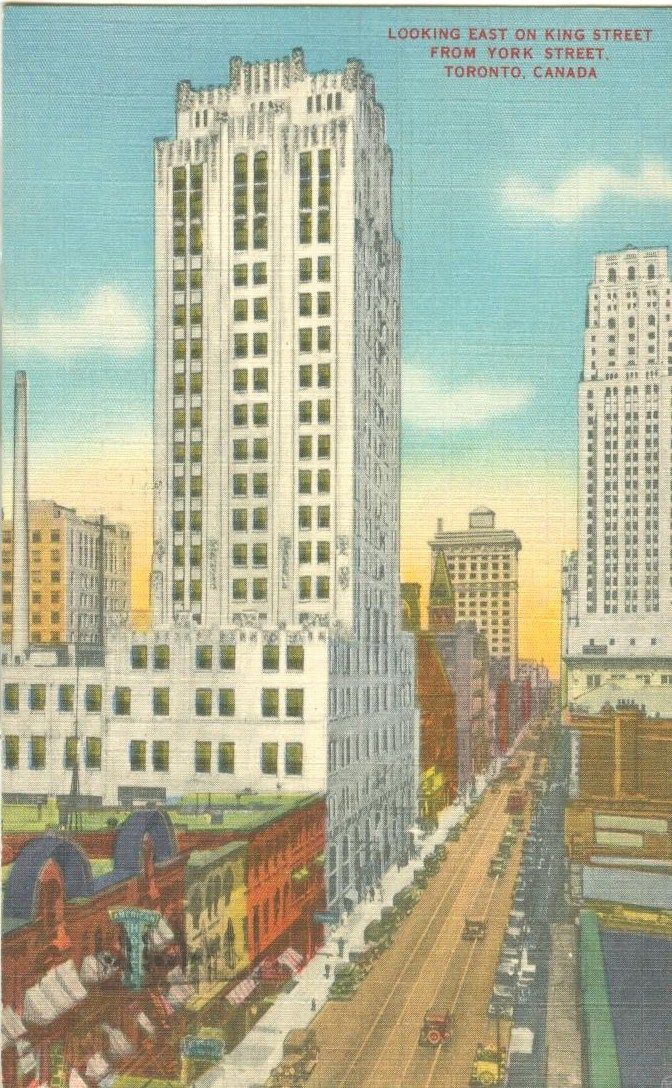 Canada Looking East On King Street From York Street Toronto