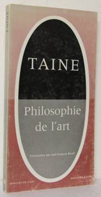 Philosophie de l´art. Voyage en Italie. Essais de…