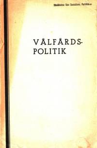 Välfärdspolitik.