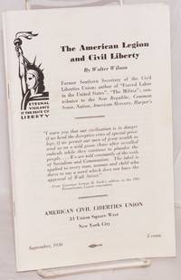 The American legion and civil liberty