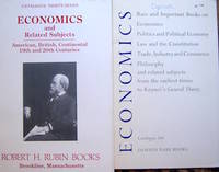 Catalogue 37. Economics and Related Subjects. American, British, Continental; 19th &amp; 20th Centuries. by Robert H. Rubin Books (firm).  Dawson Rare Books (firm) - 1977; 1992