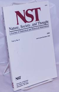 image of Nature, Society and Thought NST A Journal Of Dialectical And Historical Materialism 1993, Volume 6, Number 4