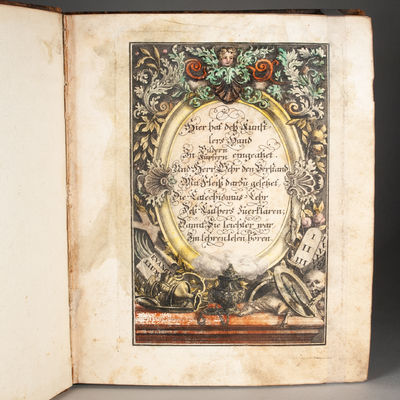 PICTORIAL CATECHISM, HAND-COLORED AND...; (photo 1)