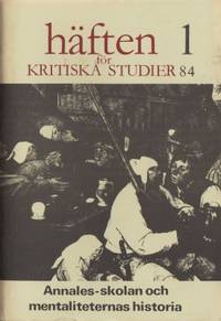 Häften för kritiska studier 1 1984.
